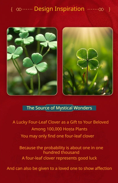 Matte Four-Leaf Clover Threader Earrings, Delicate Drop Ear Jewelry for Women