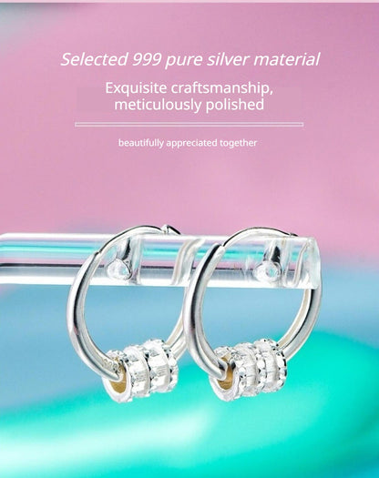 Minimalist Lu Lu Tong Barrel Earrings, Fresh Style Hollow Tube Drop Earrings for Women