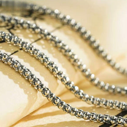 925 Sterling Silver Double Dragon Head Multi-use Clasp Necklace